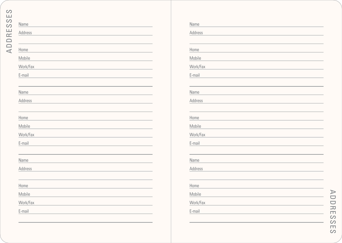 2027 Eucalyptus Weekly Planner