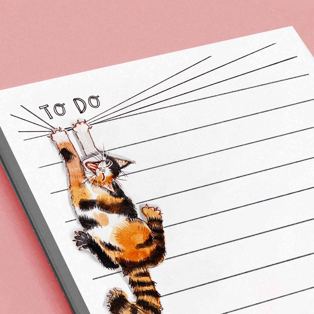 Calico To Do Or Not Notepad - To-Do List Memo Pad