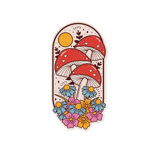 Wild Mushrooms - Vinyl Sticker