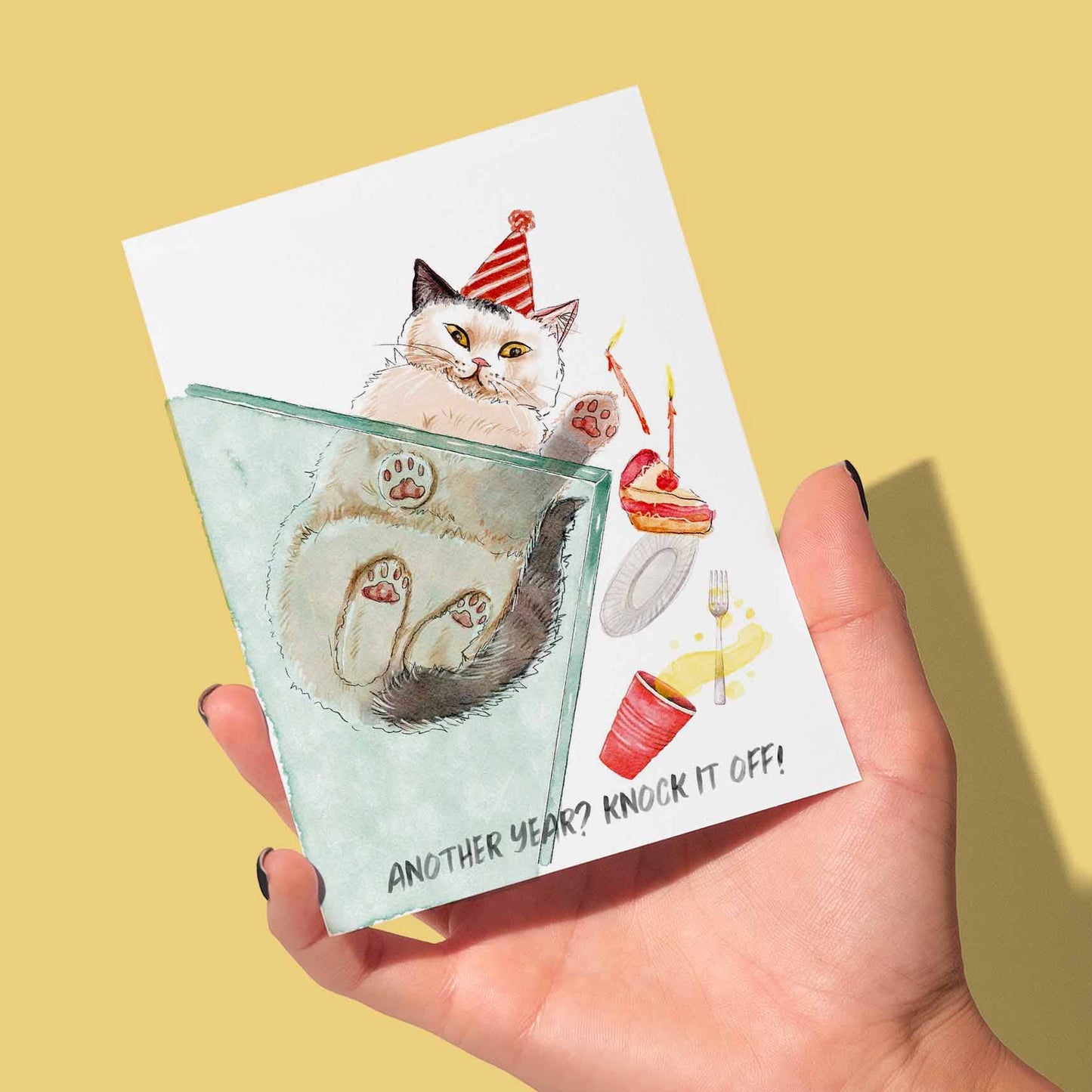 Knock It Off - Funny Birthday Card