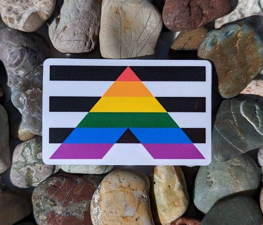 Gay Straight Ally Flag Sticker