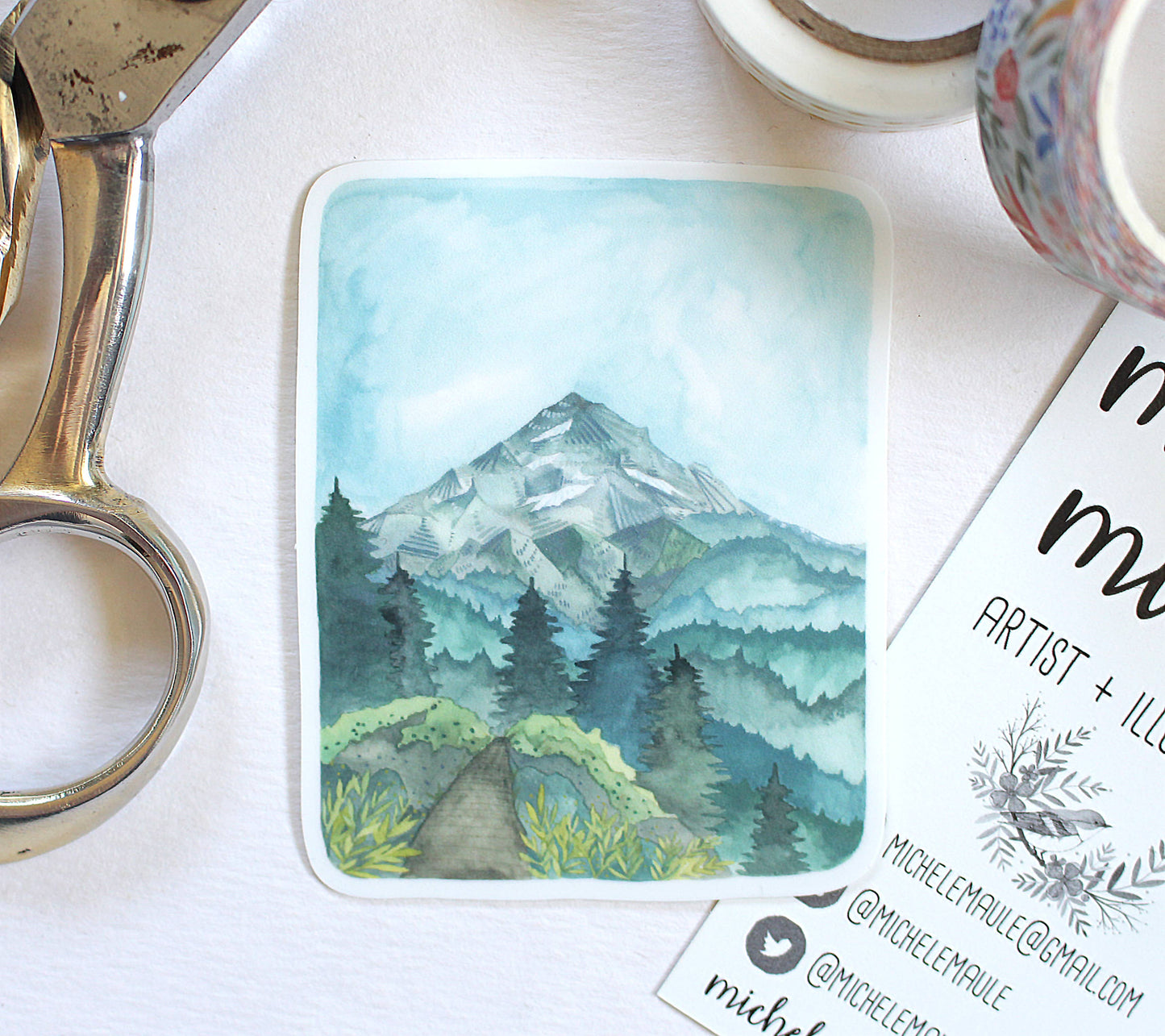 Mt Hood Hike Sticker