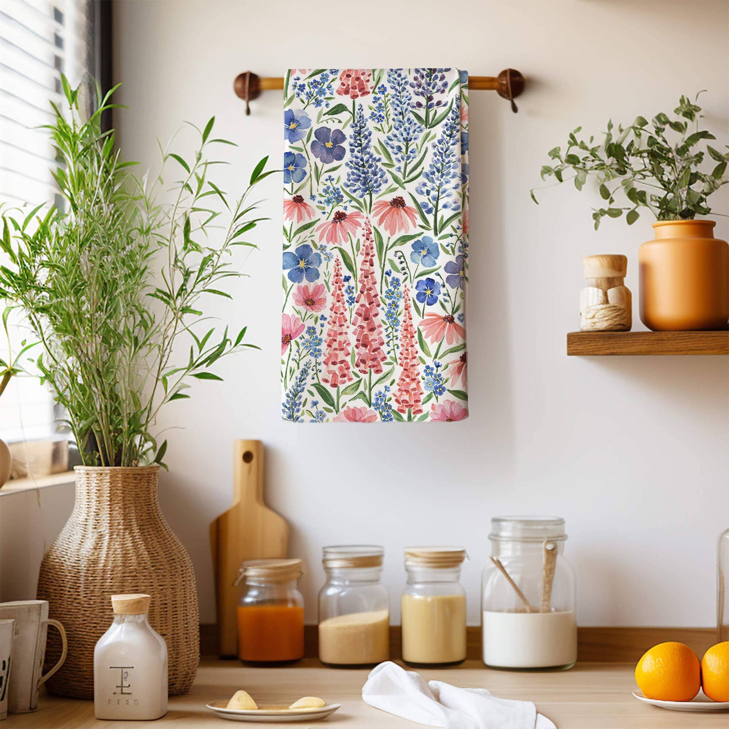Wildflower Tea Towel | Summer Floral Design