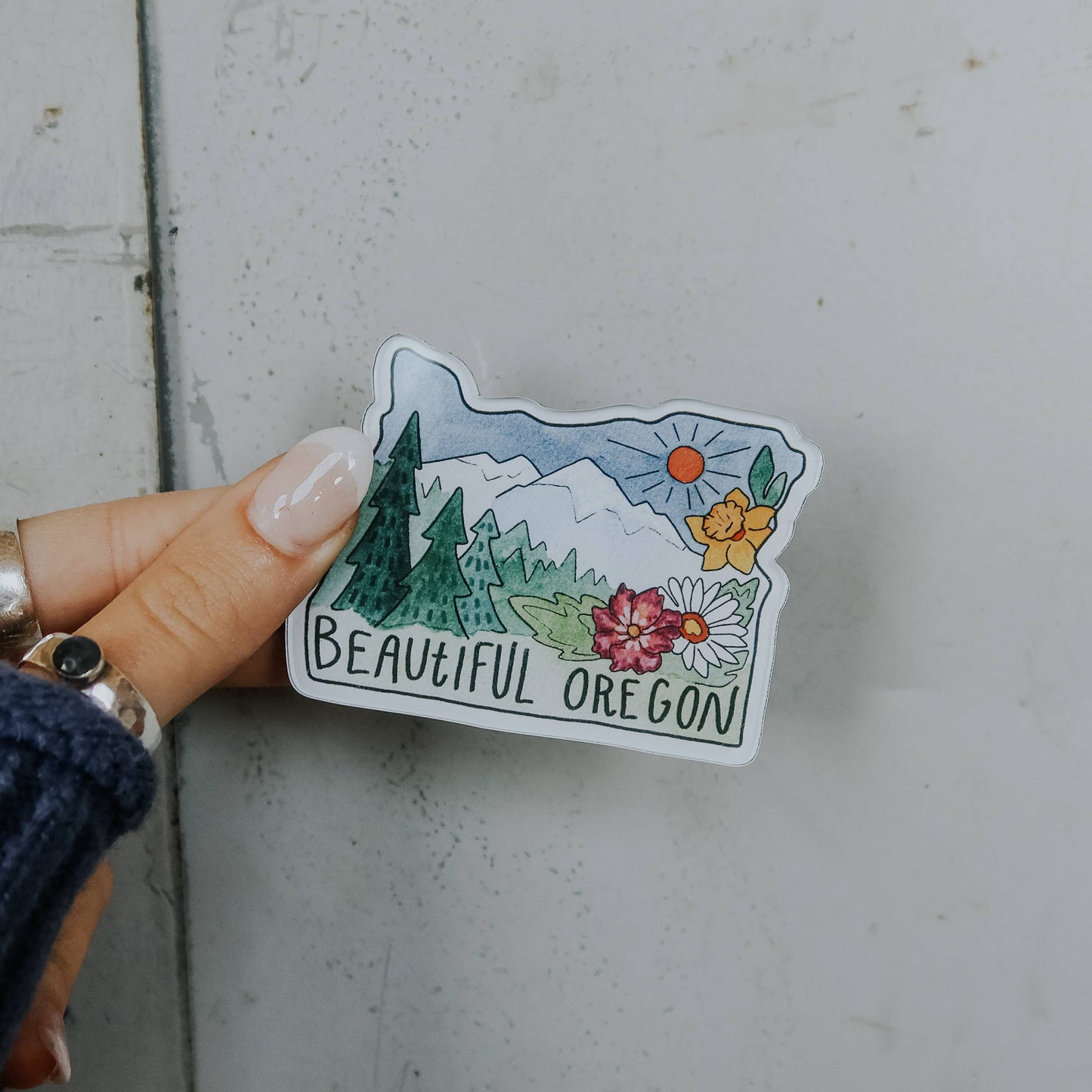 Beautiful Oregon Acrylic Magnet