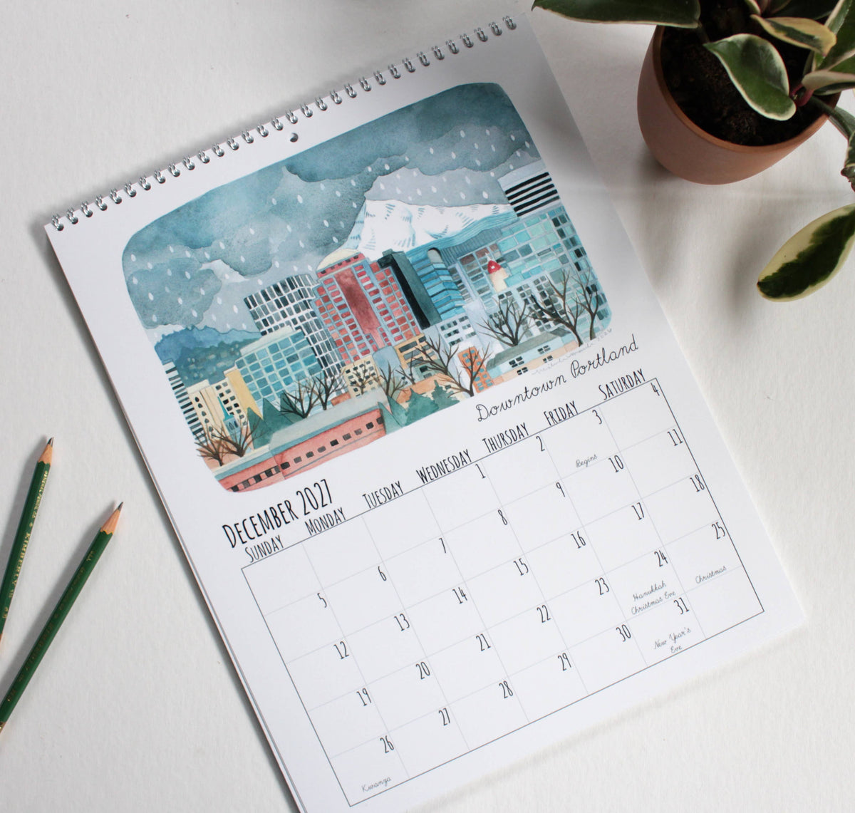 2027 Oregon Calendar