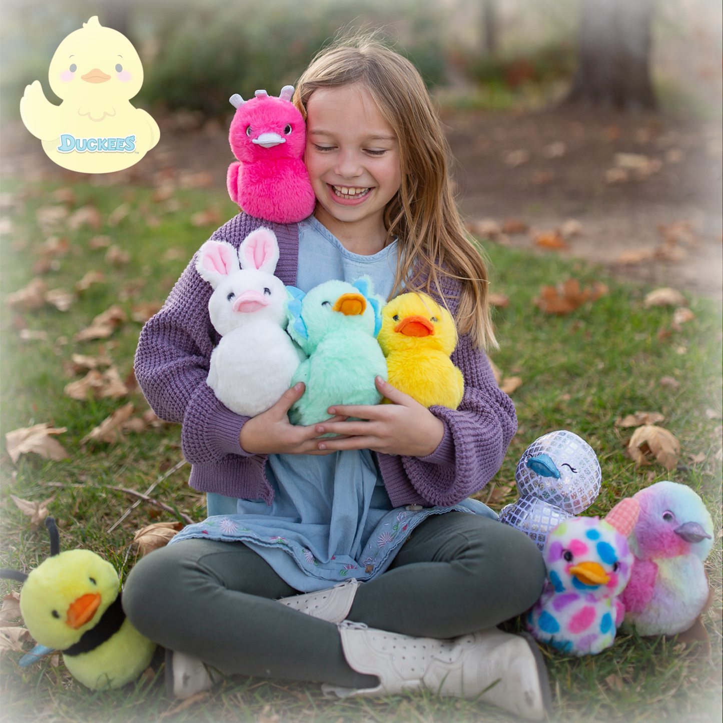 World's Softest Plush - 7" Rainbow Plush Duckee Duck