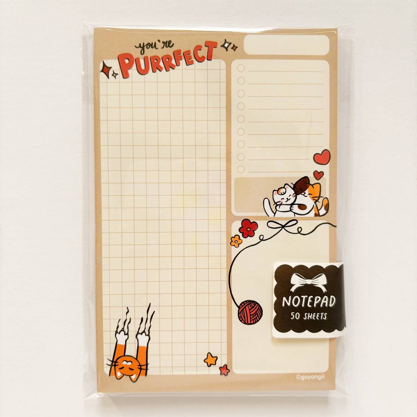 Purrfect Cats Notepad - Memopad