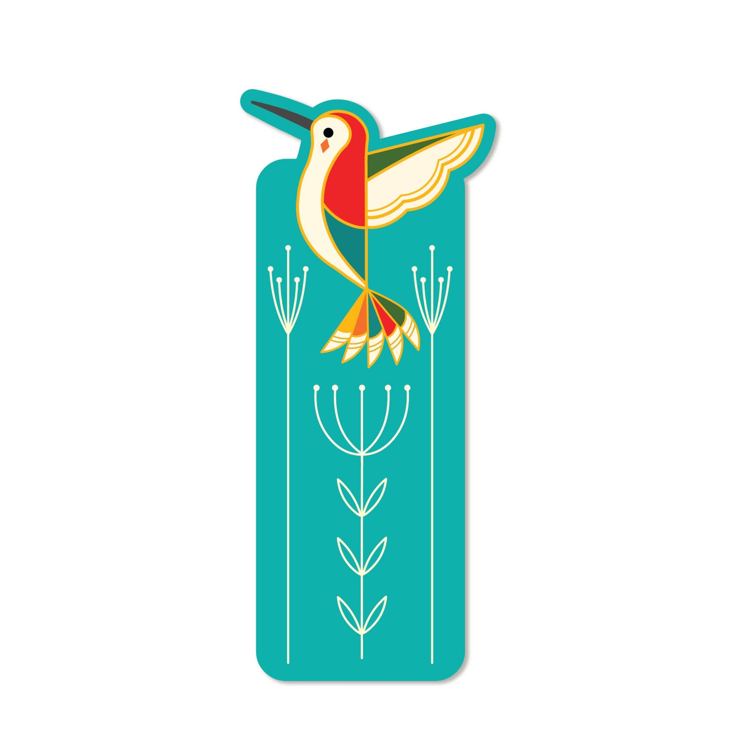 Hummingbird Die Cut Bookmark
