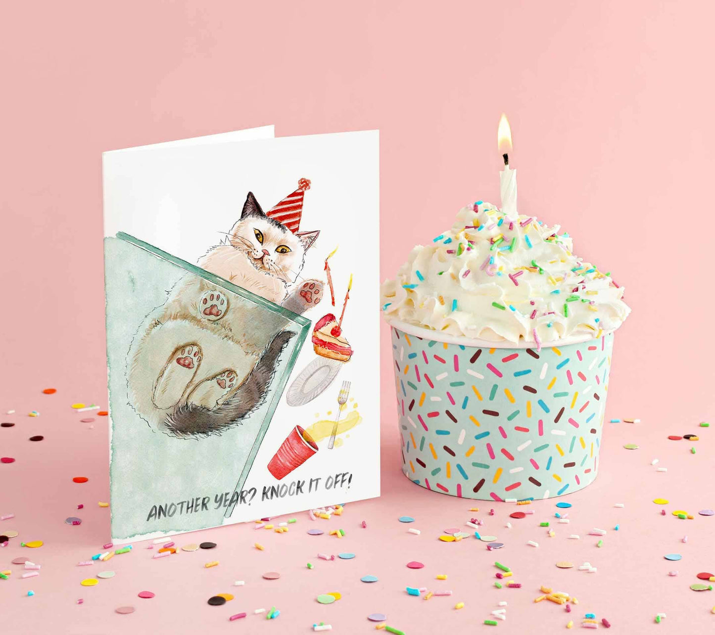 Knock It Off - Funny Birthday Card