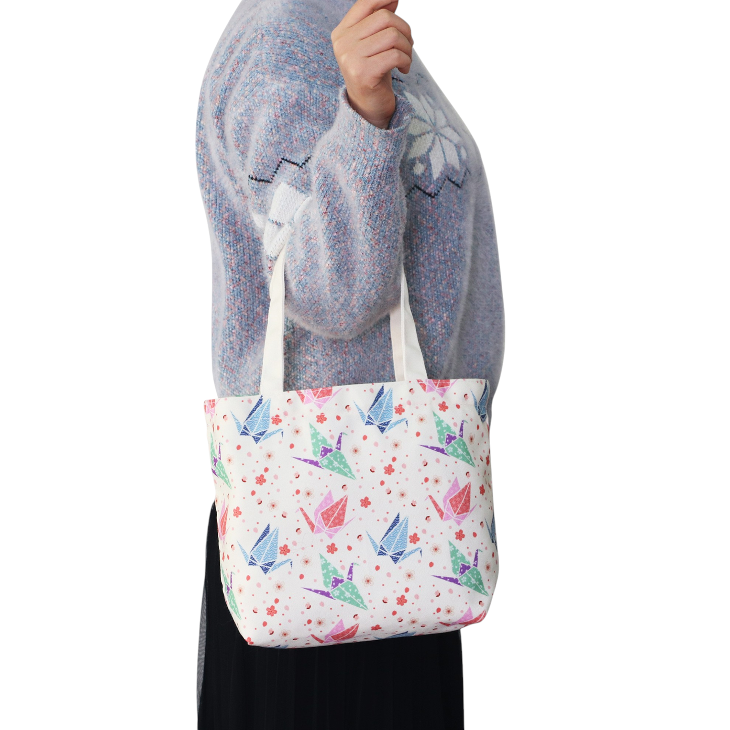 Mini Origami Crane Tote Bag