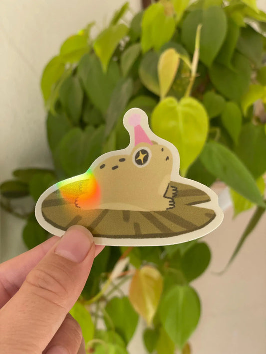 Lilypad Frog Sticker