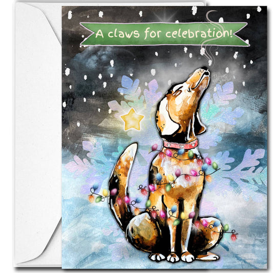"A Claws for Celebration", Blank Card