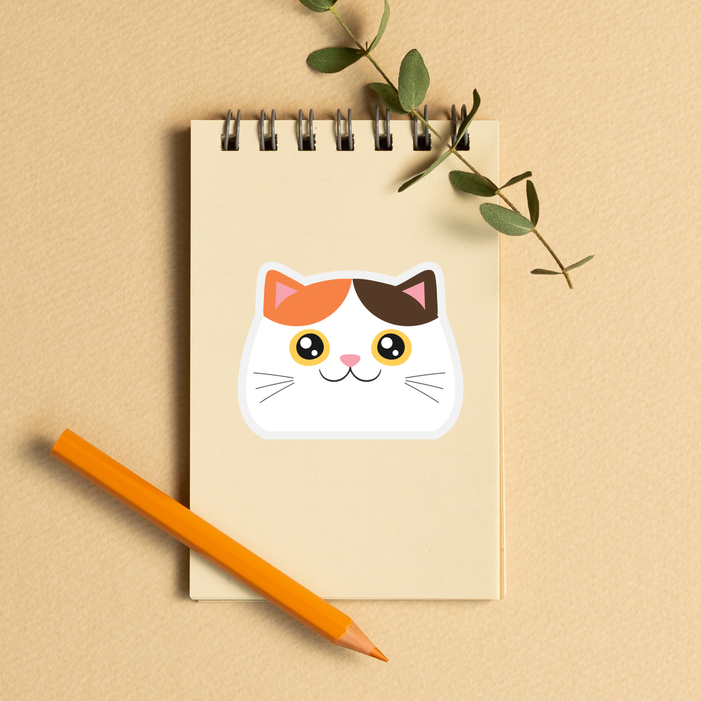 Kitty Face Stickers