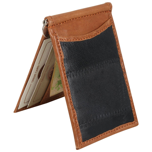 Brown, Black, and Grey Money Clip