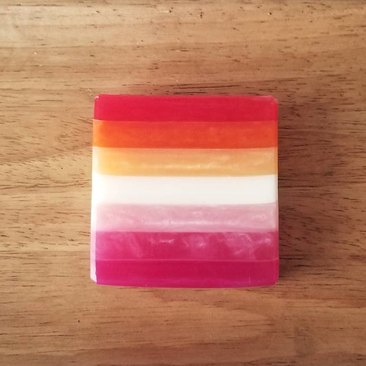 Lesbian Pride Flag Artisan Soap