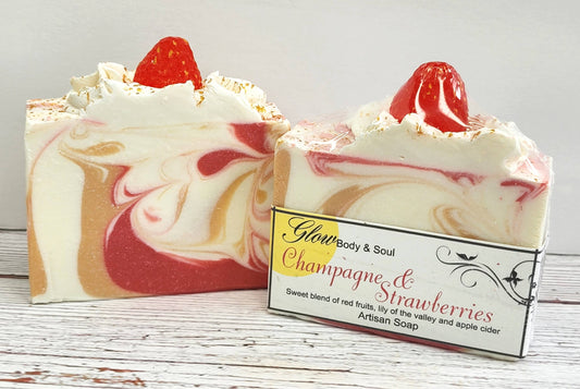 Champagne and Strawberries Soap