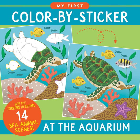 Color-by-Sticker Book - At the Aquarium