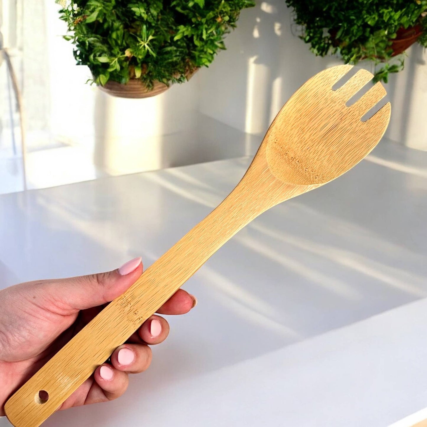 Bamboo Kitchen Utensil | Salad Fork
