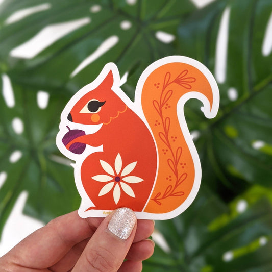 Squirrel Vinyl Sticker