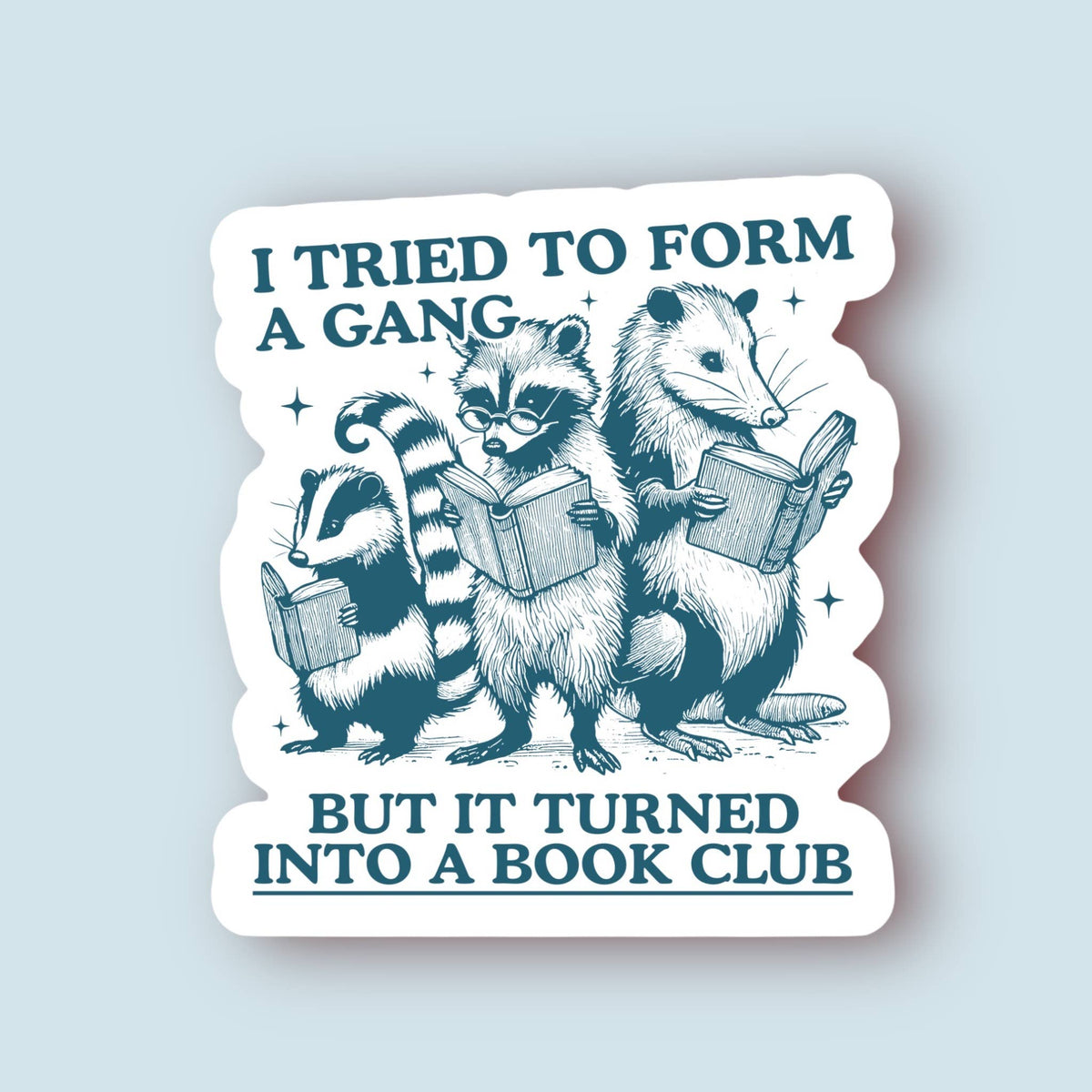 Book Club Bookish Sticker 