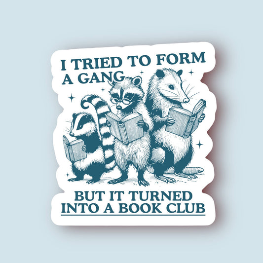 Book Club Bookish Sticker 