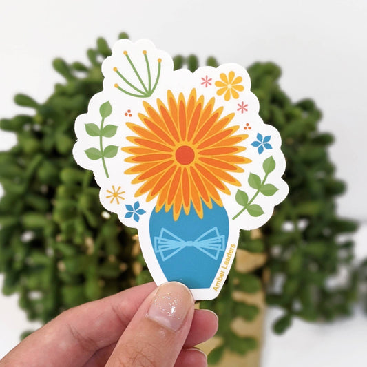 Fall Bouquet Vinyl Sticker