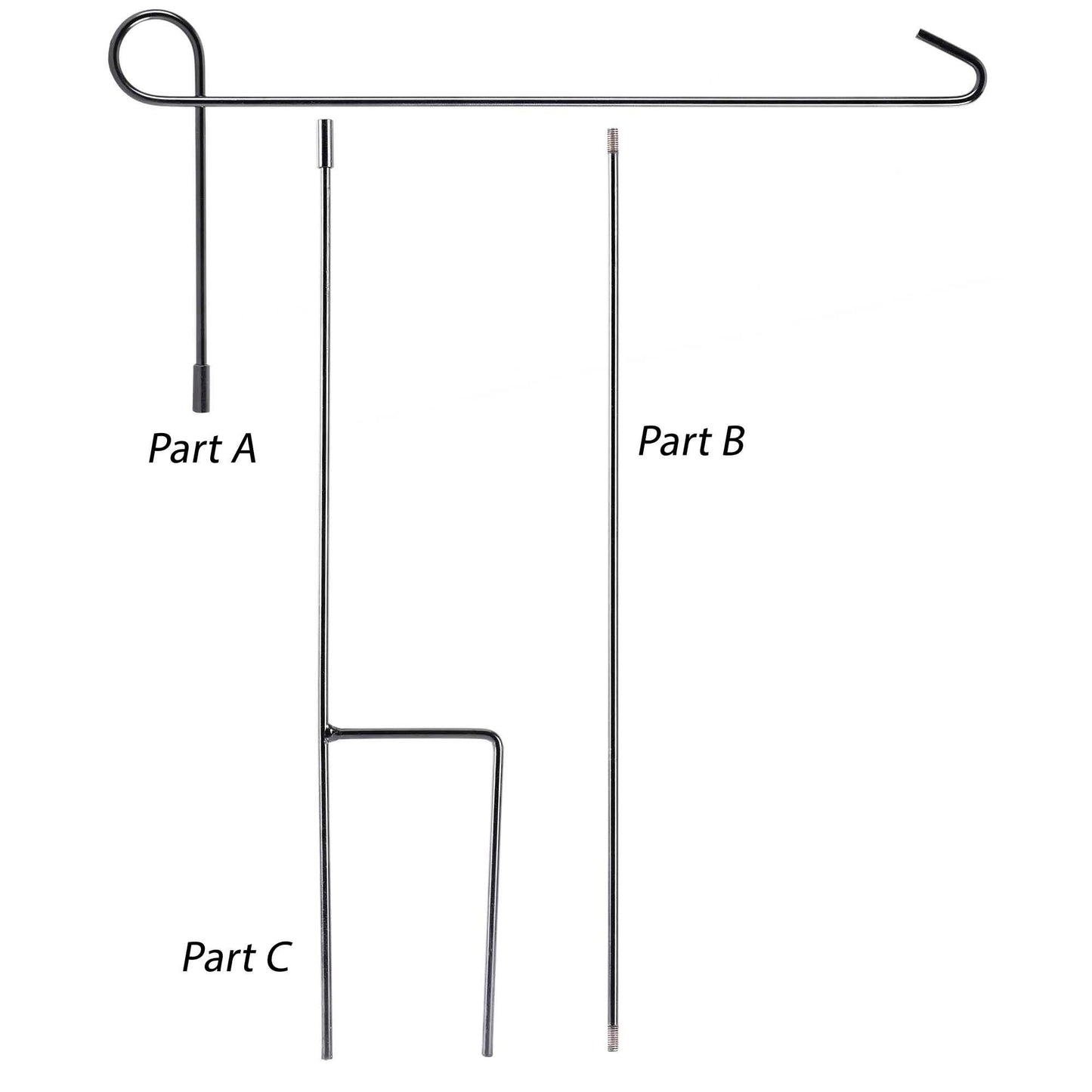 3 Piece Breakdown Garden Pole