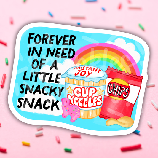 Snacky Snack Vinyl Sticker
