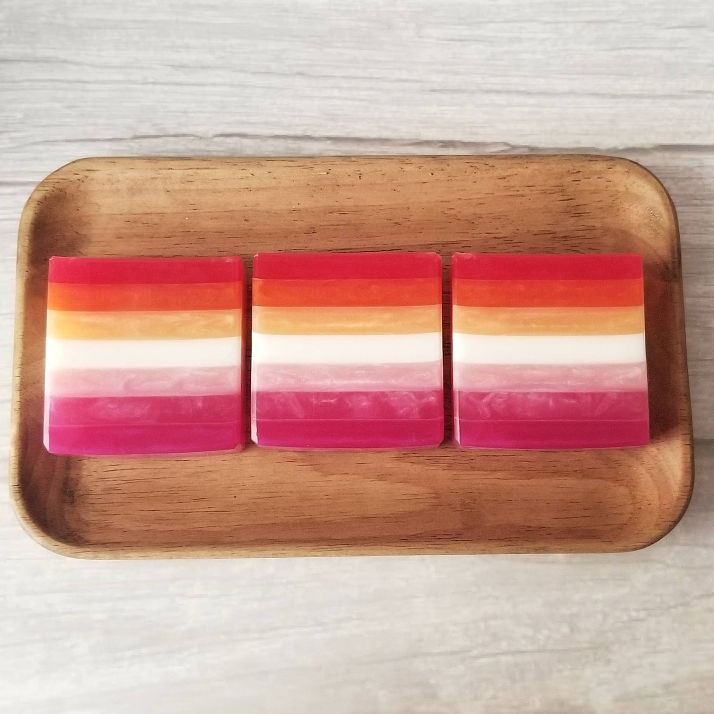 Lesbian Pride Flag Artisan Soap