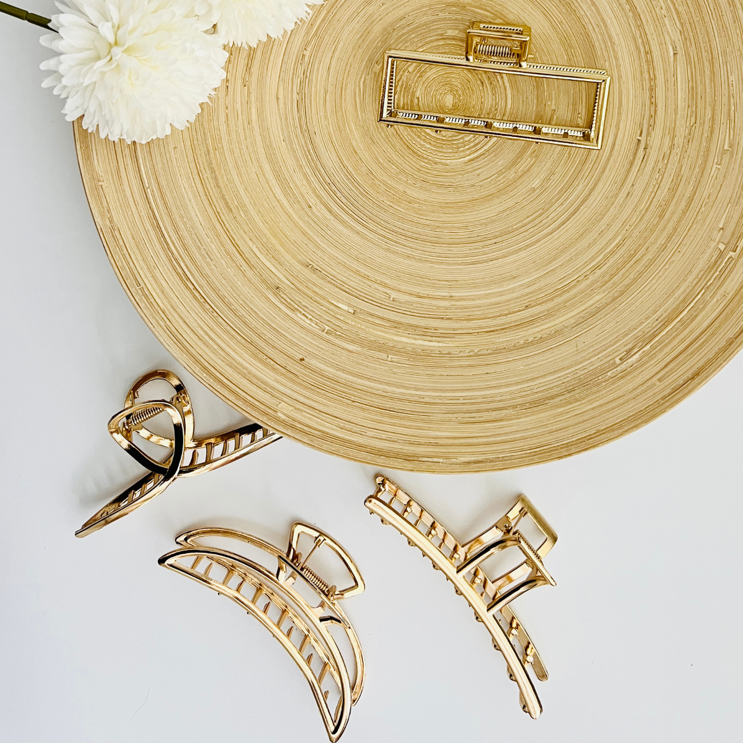 Modern Gold Claw Clip