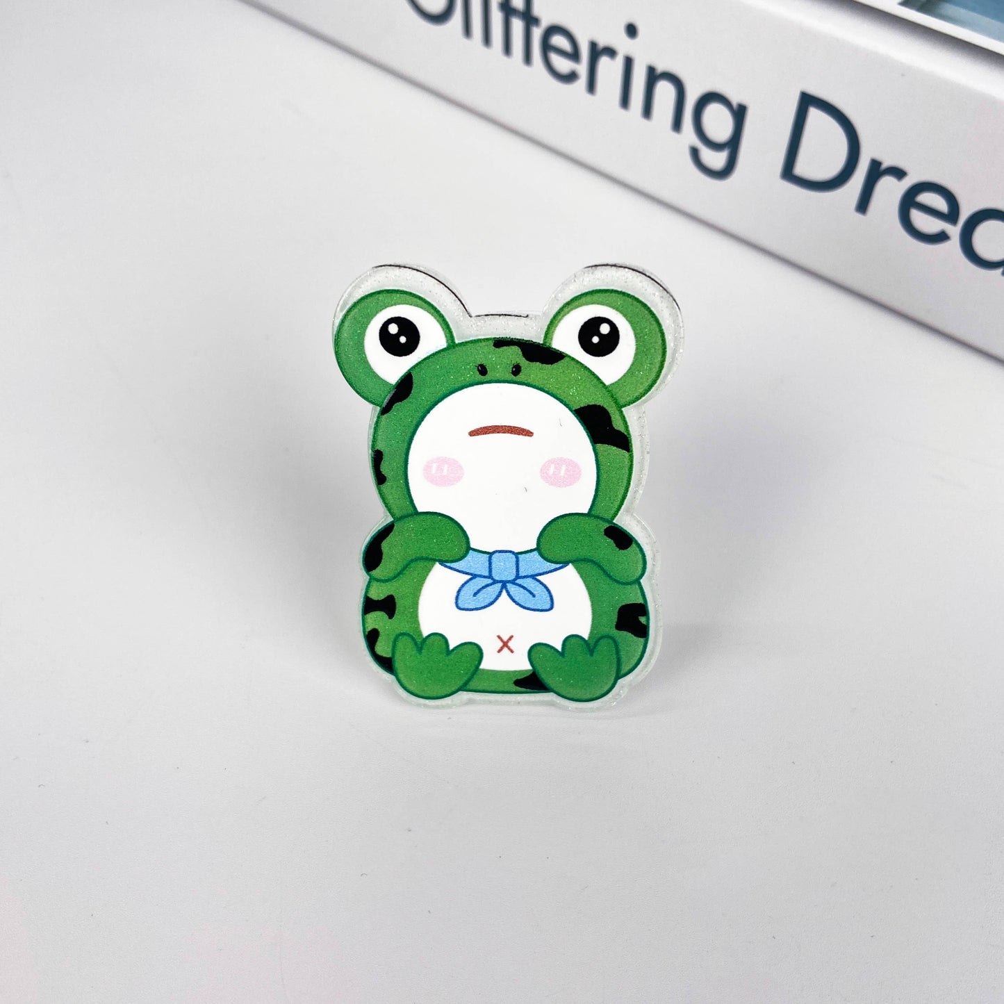 Glowing Frog Duckbill Clip