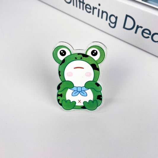 Glowing Frog Duckbill Clip