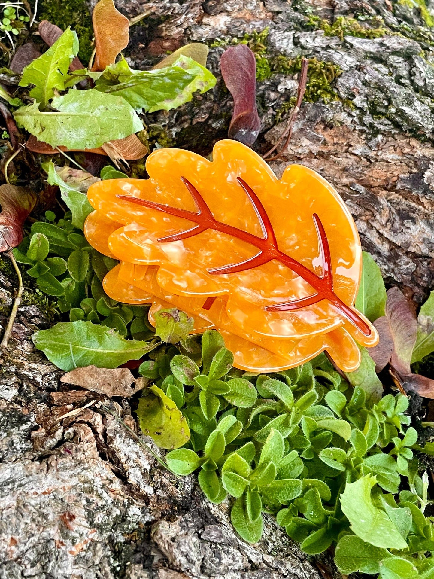 Autumn Leaf Claw Clip