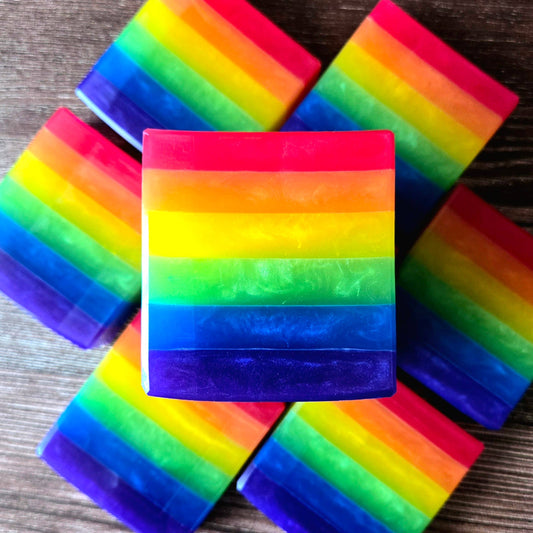 Rainbow Pride Flag Artisan Soap