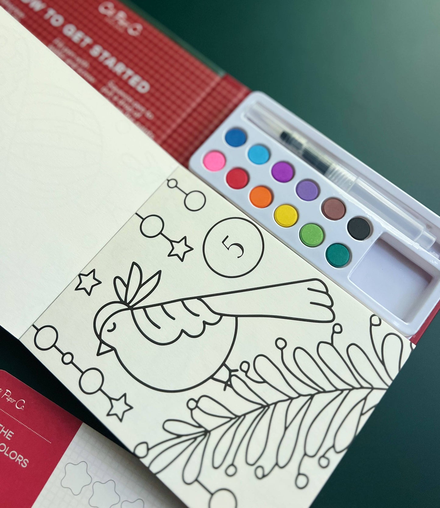 Advent Calendar- Watercolor Book and Paint Set