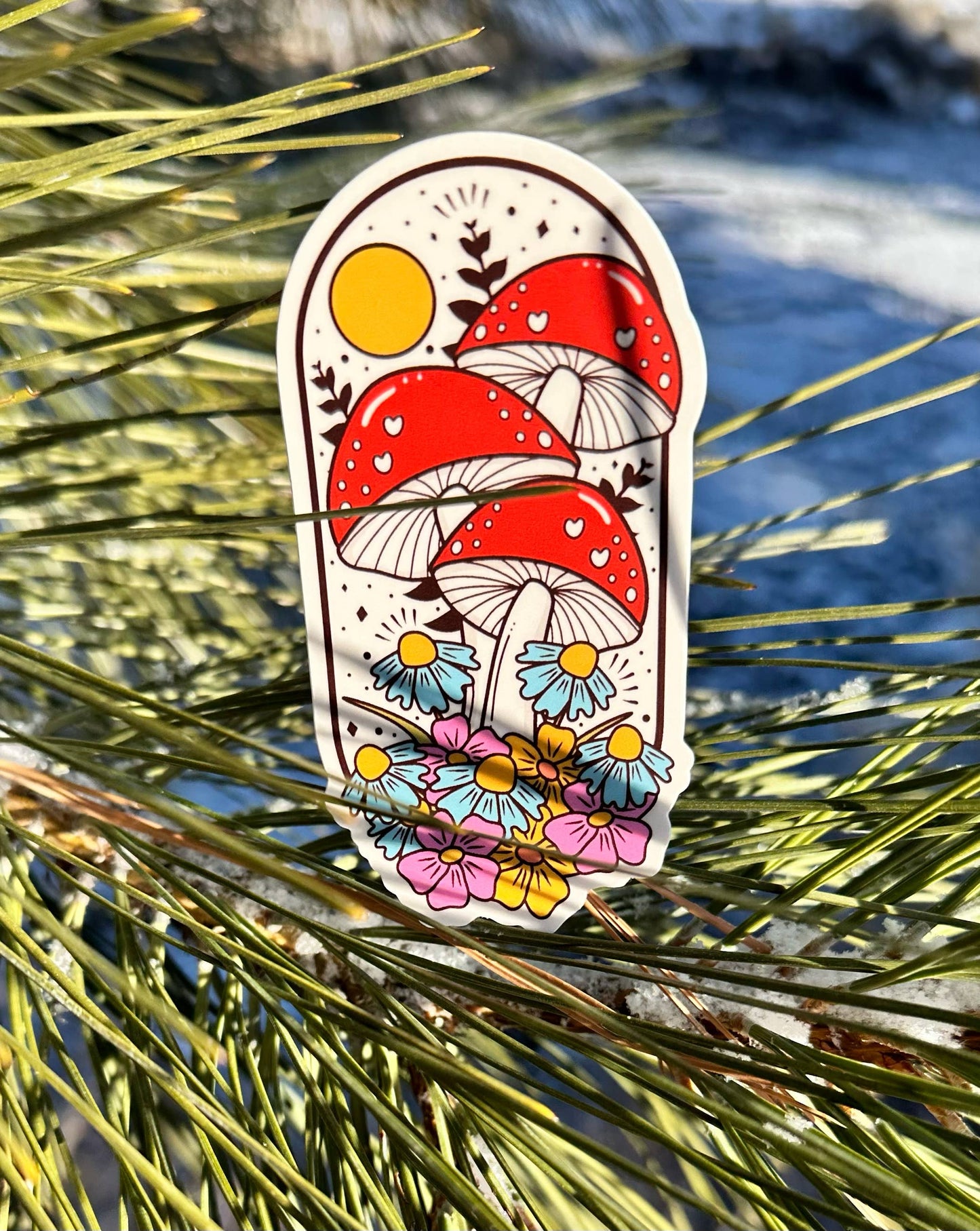Wild Mushrooms - Vinyl Sticker