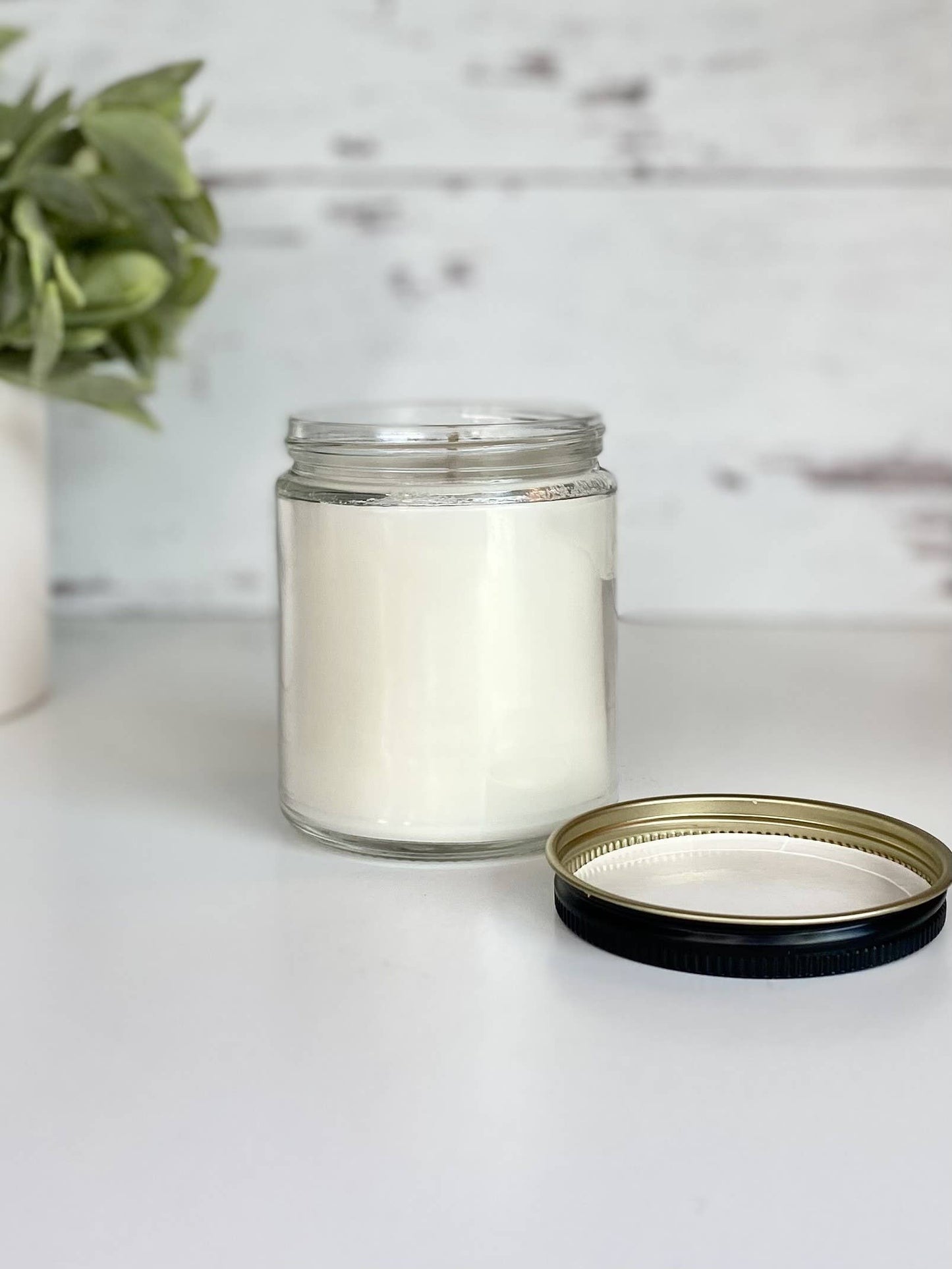 Just Peachy 7 oz. Clear Glass Jar Candle