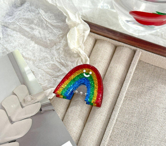 Fun Cloud Sun Sky Series Small Hair Claw Clip