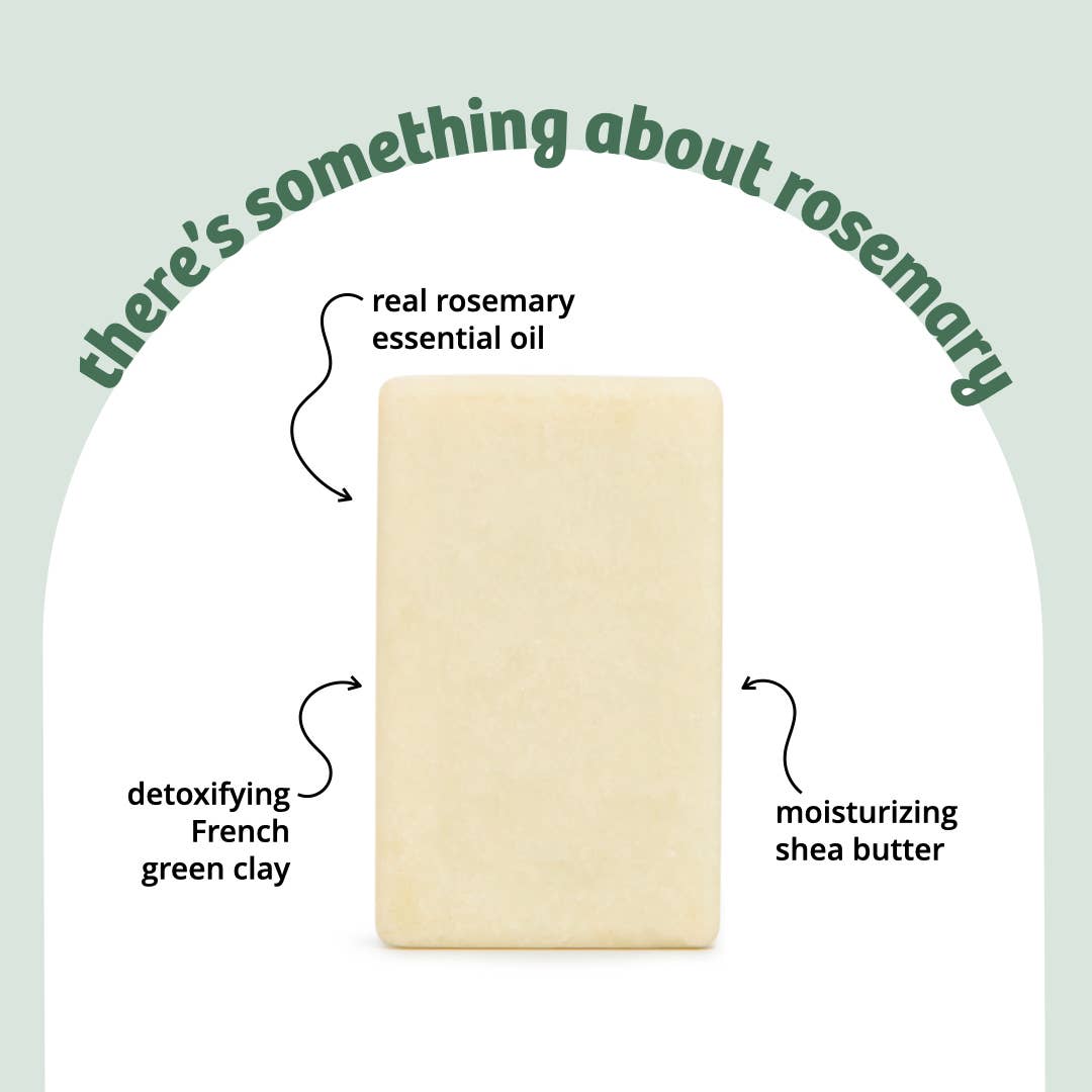 Very Rosemary Moisturizing Hand and Body Bar Soap