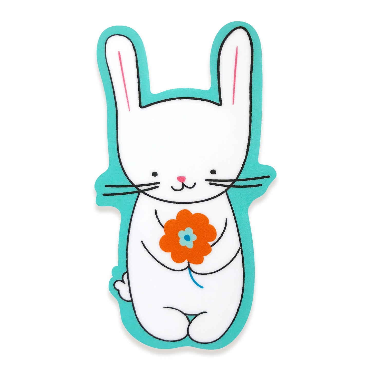 Bunny Sticker Birthday Card