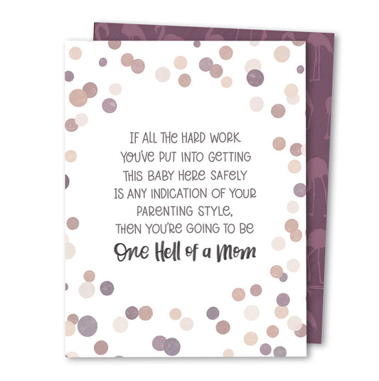 Hard Work | IVF Infertility Support Mother New Baby Card