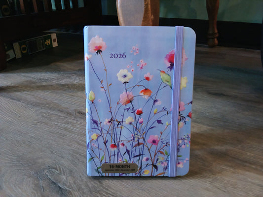 2026 Lavender Wildflower Planner