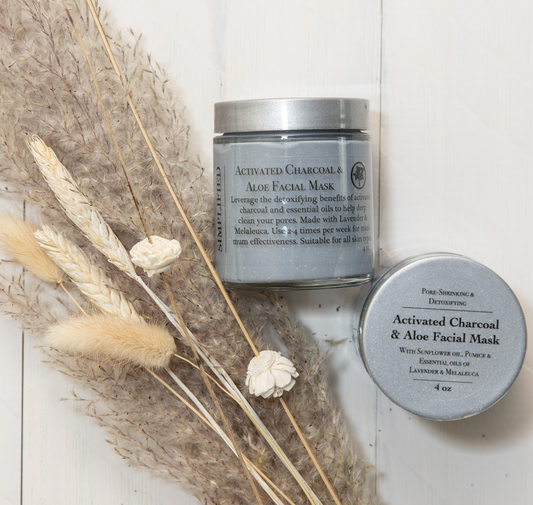Activated Charcoal and Aloe Facial Mask